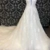 Something Blue Maggie Sottero Women's Wedding Dress Lace/Beading Ivory Size 6 A-line