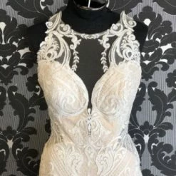 Something Blue Martina Liana 948 Women's Wedding Dress Lace Sand/Ivory Size 12 WEDDING DRESSES