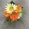 Something Blue Wedding DECOR Bouquet Flowers Coral/Ivory Size 7" FLORAL
