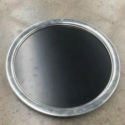 Something Blue Wedding DECOR 15.5" Royal Holland Pewter & Wood Tray