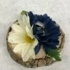 Something Blue DECOR Place Card Holder Wood/Floral Navy/Ivory Size 9ct SIGNS