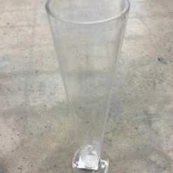 Something Blue Wedding Vase Glass Clear Size 19.75" Pilsner VASES