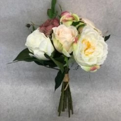 Something Blue Allstate Bouquet Floral Blush/ivory Size 11" FLORAL DECOR