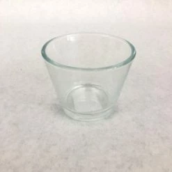 Something Blue Votive Holder Glass Clear Size 2.25" CANDLES DECOR