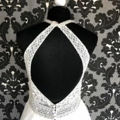 Something Blue Mori Lee Leilani Women Wedding Dress Tulle Ivory Size 12 Beaded WEDDING DRESSES