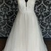 Something Blue Allure Bridal 3363L Size 16 Champange Tulle With Sequin And Lace