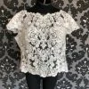 Something Blue NEW ARRIVALS Essense Of Australia Size 22 Ivory Lace And Sequin Jackets