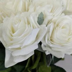 Something Blue Mainstay Rose Real Touch Ivory Size 17" FLORAL