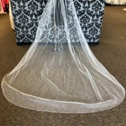 Something Blue VEILS Marionat 3874 Women's Veil Tulle/Rhinestones Ivory Beaded ORDER ONLY