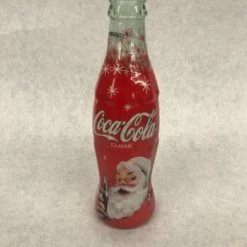 Something Blue Coca-Cola Bottle Glass Red/White Size 8oz CENTERPIECES DECOR