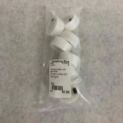 Something Blue Tea Light Candle Size 7ct LED Warm White LIGHTS DECOR