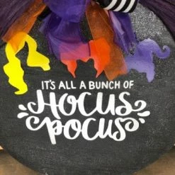 Something Blue Hocus Pocus Door Sign Black/Multi SIGNS