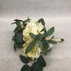 Something Blue DECOR Bouquet Floral/Greenery Ivory/Green FLORAL