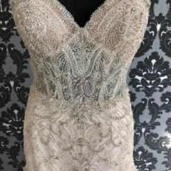 Something Blue Essense Of Australia D2279 ELVIA Wedding Dress Beaded/Tulle "PRICED AS IS" WEDDING DRESSES