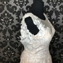 Something Blue Eddy K EK1229 Wedding Dress Tulle/Lace Champagne/Ivory Size 14 WEDDING DRESSES