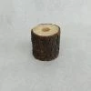 Something Blue DECOR Candle Holder Size 3" Wood Brown CANDLES