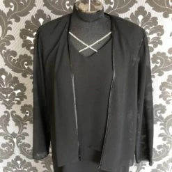 Something Blue Patra Formal Chiffon Black Size 10