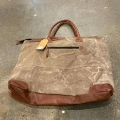 Something Blue Wedding THE PARLOUR Mona B M-5411 Tote Canvas Brown