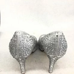 Something Blue Touch Ups Women's Shoe Rhinestone Silver Size 10M