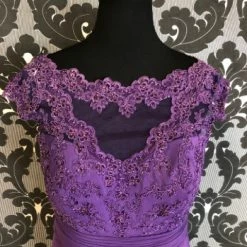 Something Blue FORMAL/MOTHER'S DRESSES Rina Di Montella 2025 Women's MOB Lace/Chiffon Amethyst Size 14
