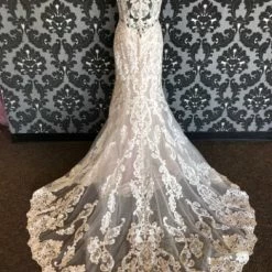 Something Blue Allure Romance 3213 Women Wedding Dress Embroidered Lace Size 12 WEDDING DRESSES