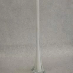 Something Blue DECOR Vase Glass White Size 21" Eiffel Tower Vase VASES