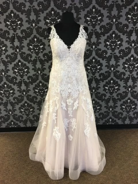 Something Blue Stella York Wedding Dress Tulle W/ Lace Ivory Size 18 3 Something Blue Stella York Wedding Dress Tulle W/ Lace Ivory Size 18