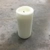 Something Blue Wedding Pillar Candle Wax Ivory Size 5.75" CANDLES DECOR