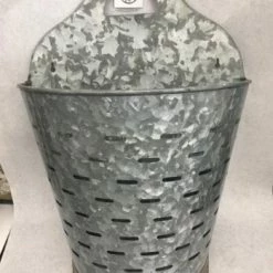 Something Blue Wedding Hanging Half Olive Basket THE PARLOUR