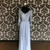 Something Blue JKara Size 6 Light Blue Chiffon And Beaded Formal Dress With Jacket