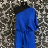 Something Blue Shein Women Jumpsuit Poly Spandex Royal Blue Size Large FORMAL DRESSES FORMAL/MOTHER'S DRESSES