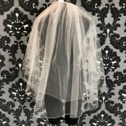 Something Blue As Is Veil Tulle Blush Size Elbow Pencil VL8005 VEILS