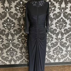 Something Blue FORMAL/MOTHER'S DRESSES JS Collection Women's Formal Poly Spandex Navy Size 8