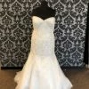 Something Blue WEDDING DRESSES Justin Alexander Wedding Dress Size 24 Beaded Ivory Strapless Mermaid