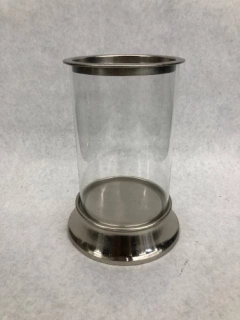 Something Blue Better Homes And Gardens Hurricane Metal/Glass Silver/Clear Hurricane VASES DECOR 3 Something Blue Better Homes And Gardens Hurricane Metal/Glass Silver/Clear Hurricane VASES DECOR