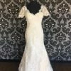 Something Blue Wedding Pronovias Wedding Dress Lace Ivory & Blush Size 8 NEW ARRIVALS