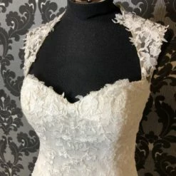 Something Blue WEDDING DRESSES Sincerity Bridal 3885 Wedding Dress Lace/Tulle Ivory Size 10