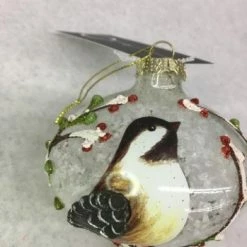 Something Blue Wedding Ornament Glass Multi Size 4" CENTERPIECES DECOR