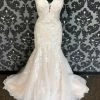 Something Blue Essense D2615 Wedding Dress Size 16 Sequin/Lace Ivory Strapless