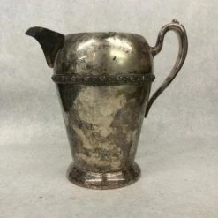 Something Blue Pitcher Silver Tarnished Silver Size Various CONTAINER