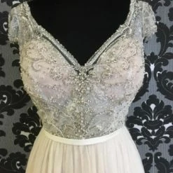 Something Blue Wedding Stella York 7145 Women's Wedding Dress Tulle Blush Size 12 WEDDING DRESSES