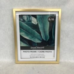 Something Blue DECOR Frame Size 8"x10" Plastic Gold SIGNS
