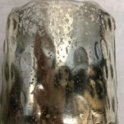 Something Blue Studio Decor Candle Holder Mercury Glass Champagne Size 3