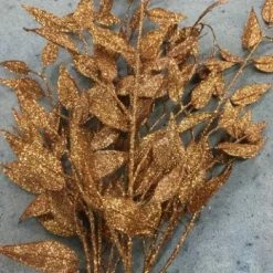 Something Blue Wedding Branch Glitter Orange Size 5ct FLORAL DECOR