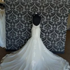 Something Blue Martina Liana 906 Wedding Dress Size 10 Satin/Tulle Ivory Sleeveless Mermaid