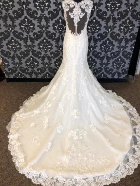 Something Blue Stella York SKYE 6146 Women's Wedding Dress Lace Ivory Size 12 Sheath 6 Something Blue Stella York SKYE 6146 Women's Wedding Dress Lace Ivory Size 12 Sheath