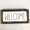 Something Blue Cedar St Rustics Sign Wood Dark Stain/Black/White Size 12"x6" SIGNS DECOR