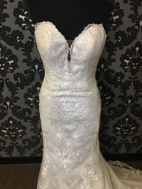 Something Blue Stella York 6585 SONOMA Women's Wedding Dress Lace Ivory Size 12 Sheath 5 Something Blue Stella York 6585 SONOMA Women's Wedding Dress Lace Ivory Size 12 Sheath