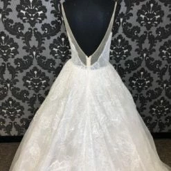 Something Blue Calla Blanche CORINTHE 18114 Women's Wedding Dress Lace Ivory Size 12