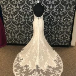 Something Blue WEDDING DRESSES Stella York 6769 Women's Wedding Dress Lace Nude Size 10 Sheath 9 Something Blue WEDDING DRESSES Stella York 6769 Women's Wedding Dress Lace Nude Size 10 Sheath